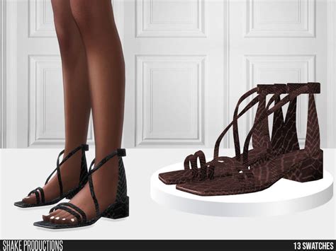 849 Heeled Sandals The Sims Book