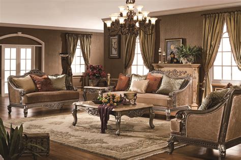 The Verona Formal Living Room Collection In Antique Silver