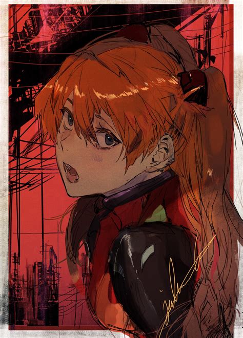 1190700 Hirannko Vertical Asuka Langley Soryu Anime Girls Anime