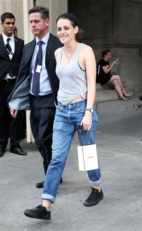 Kristen Stewart At Paris Fashion Week July 2015 Pictures Popsugar