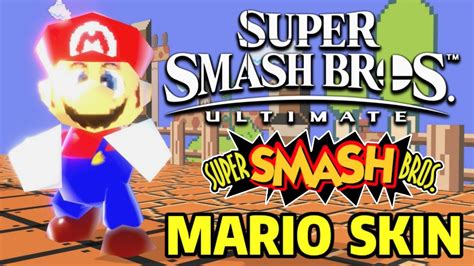 Smash Bros 64 Mario Skin Super Smash Bros Ultimate Mods Youtube