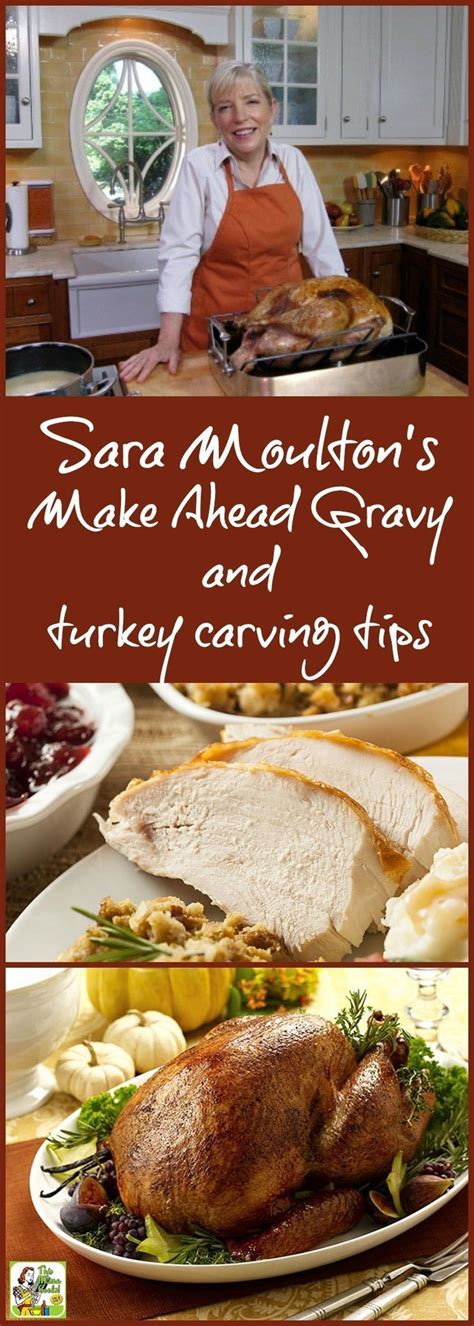 Need Some Thanksgiving Recipe Help Make Sara Moulton S Make Ahead Gravy Recipe Click To Get