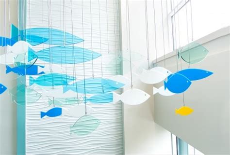 Fish Mobile — Ekko Mobiles — Large Custom Hanging Mobiles Kinetic Art