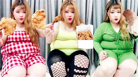 Bbw Chubby Belly Girl Eating Show Tik Tokfat Girl Cute Momentsplus Size Girl Funny Videosfood