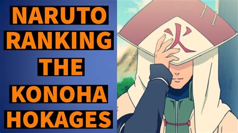 Naruto Hokage Ranking Youtube