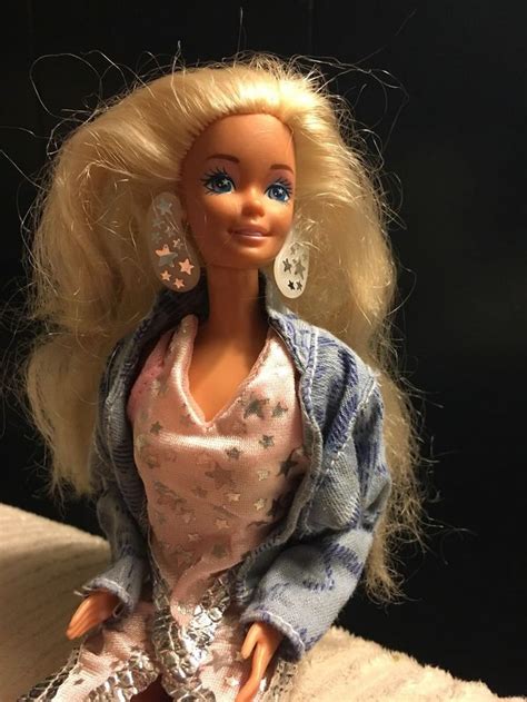 Vintage • Barbie 1988 Superstar Movie Star Blonde With Earrings And Blue Eyes Ebay Movie Stars