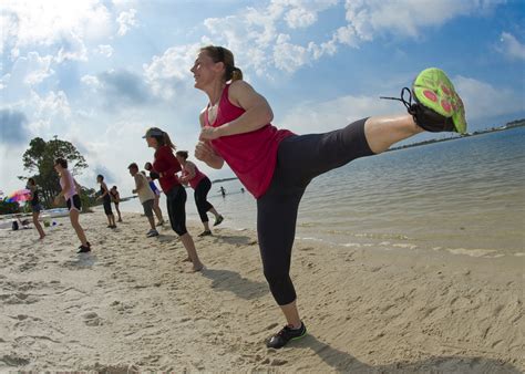 Participants Push Their Bodies At Beach Boot Camp Hurlburt Field