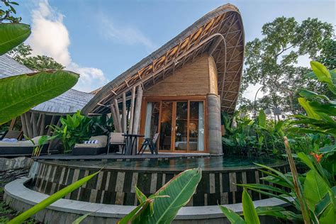 This Eco Resort In Bali Features The Use Of Bamboo And Rammed Earth To