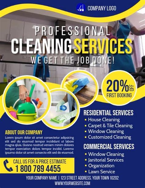 Berbagai macam pilihan baju seragam cleaning service tersedia untuk anda, seperti 100% katun. Pin on Cleaning Service Flyers and Ads