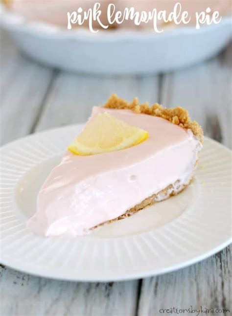 Pink Lemonade Pie Creations By Kara