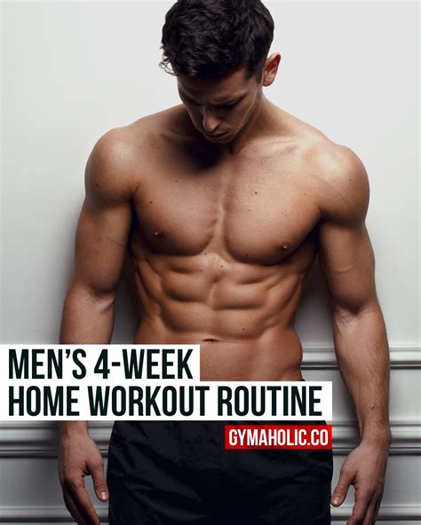 Men's 4-Week Home Workout Routine To Get Strong And Lean | Workout