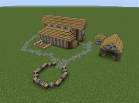 Minecraft medieval house tutorial minecraft 1.13today we are building this awesome new medieval house in minecraft 1.13!! Medieval Farm 2 - Blueprints for MineCraft Houses, Castles ...