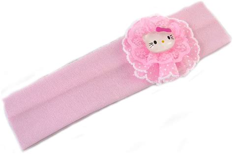 Babe Girls Stretchy Headband Alice Band With Pussy Cat Rosette