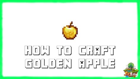 Minecraft 113 How To Make Golden Apples Recipe Tutorial For