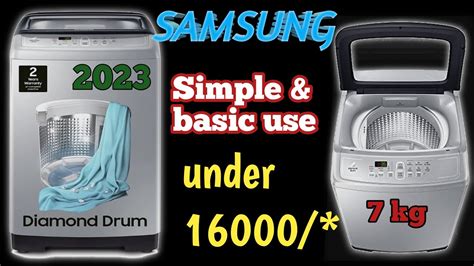 Samsung New Kg Top Load Washing Machine Review Wa A Gs Tl Youtube