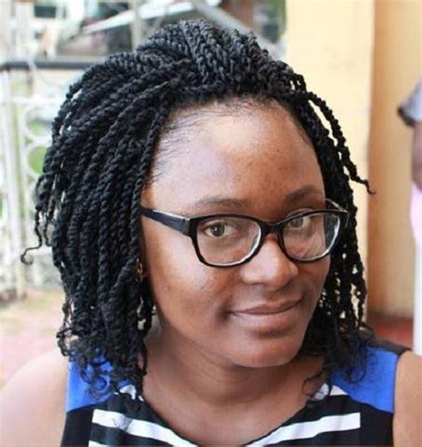 Gray is a great color for short spiky hair because it is not only for the mature woman, but is a trendy color regardless of your age. 20 Fun Twisted Hairstyles for Natural Hair - African ...