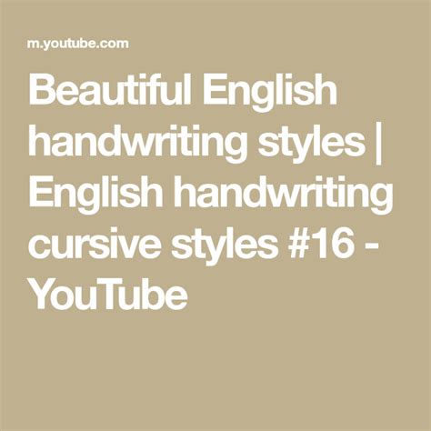 We did not find results for: Beautiful English handwriting styles | English handwriting ...