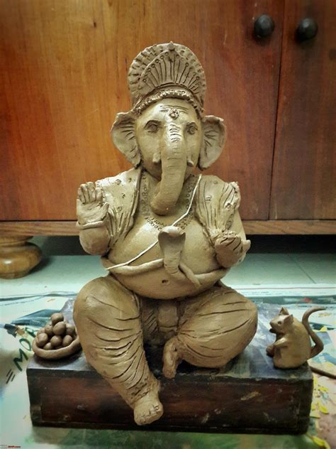 How To Make Ganesh Idol From Clay And Celebrate Eco Friendly Ganesh