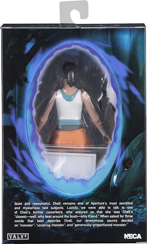 Neca Portal 2 7 Scale Action Figure Chell With Light Up Ashpd
