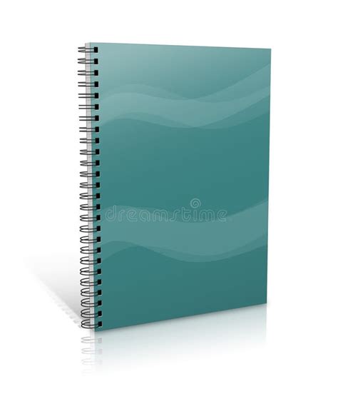 Notebook Cover Page Design In Abstract Minimalist Style Stock