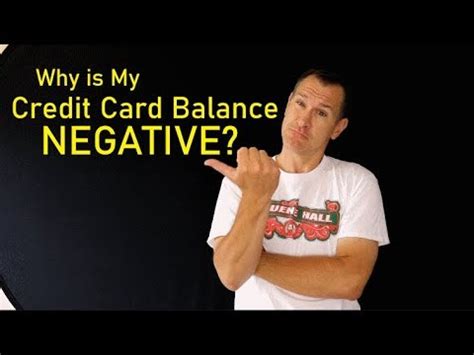 If the balance is still positive, continue scrolling, and review and correct all transactions that show a black number in the balance column. What A Negative Credit Card Balance Means - YouTube