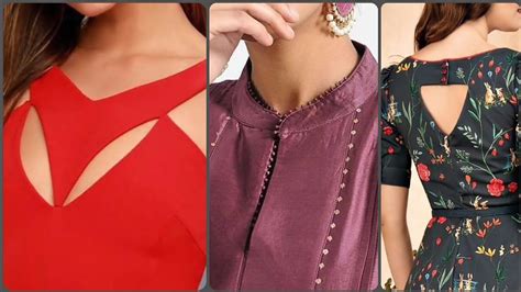 New Stylish And Trendy Useful Neck Designs For Kurti Frocks Dresses Youtube