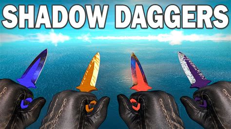Csgo Shadow Daggers All Skins Showcase Youtube