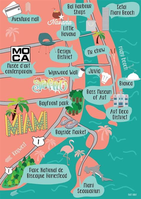 Map Of Miami Beach Florida Ustrave Com