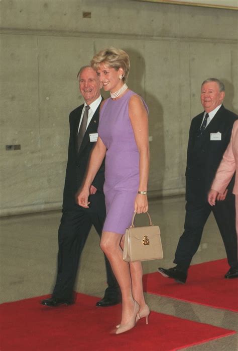 The Royal Wore A Beige Pair Of Jimmy Choo Pumps With Her Purple Dress