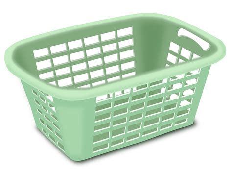 Clipart - Plastic Laundry Basket png image