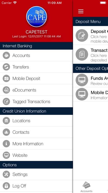 Cape Fcu Mobile App By Clarksburg Area Postal Employees Federal Credit