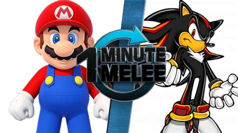 One Minute Melee Mario Vs Shadow Nintendo Vs Sega Youtube