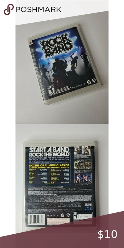 Rock Band Sony Playstation 3 2007 Music Games Original Artists