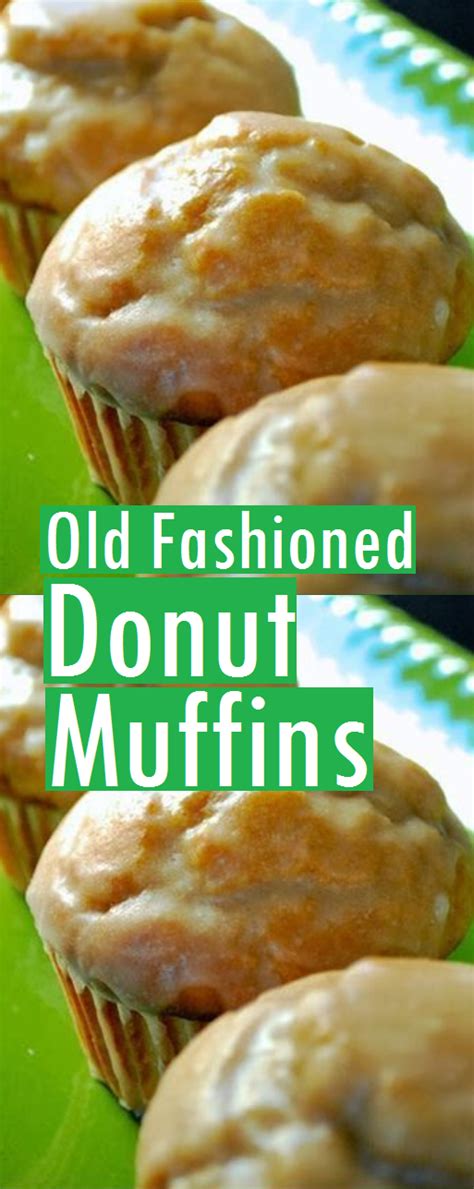 Old fashioned donut muffins are a perfect sweet breakfast or on the go snack. Old Fashioned Donut Muffins - Dessert & Cake Recipes