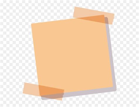 Download Paper Post It Note Sticker Sticky Notes Brown Png Clipart