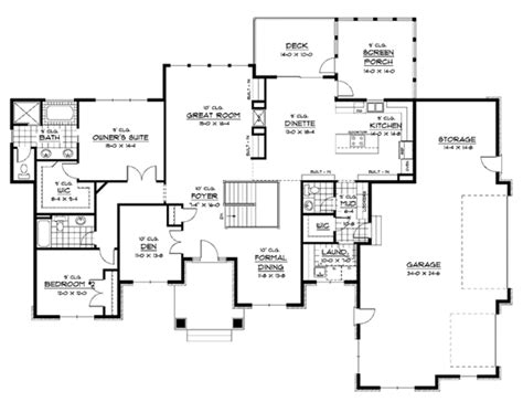 Both the kitchen and dining room are in an open floor plan. Ranch Floor Plans Without Formal Dining Room : 50 ...