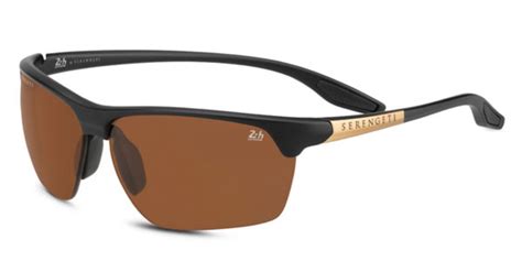 Serengeti Linosa 24h Polarized 8750 Sunglasses Black Visiondirect Australia