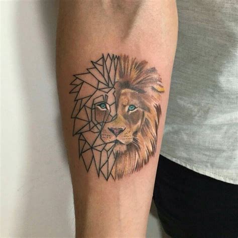 León Antebrazo Lion Head Tattoos Dad Tattoos Line Tattoos Tatoos