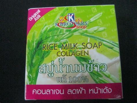 K brothers herbal rice milk soap 100% made in thailand www.kbrotherssoap.com please visit our website to get price for. Camelia Beauty Shop: RICE MILK SOAP COLLAGEN