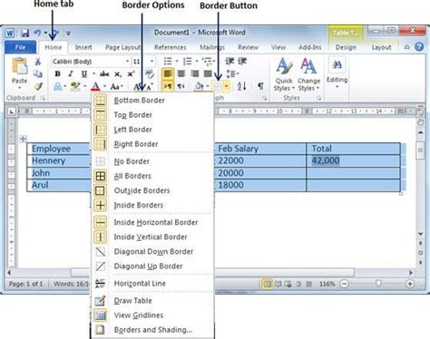 How To Change Table Border Colours In Word Brokeasshome