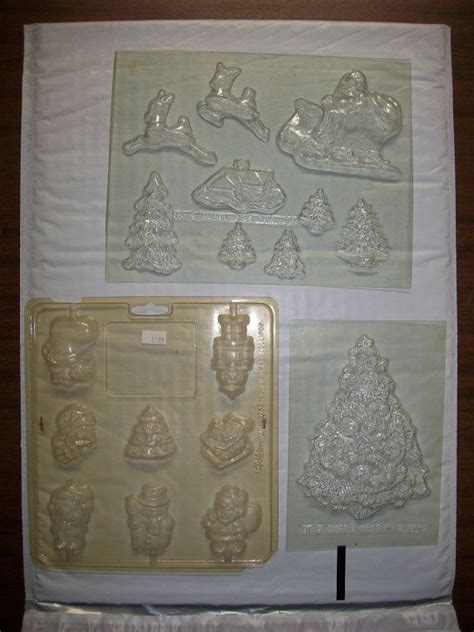 Christmas Themed Plastic Candy Molds Etsy Christmas Themes