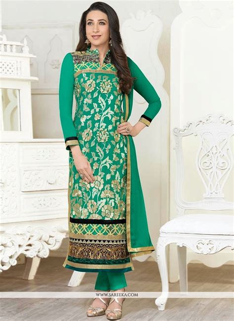 Image Result For Green Karishma Kapoor Salwar Suit Salwar Suits Pakistani Pakistani Outfits