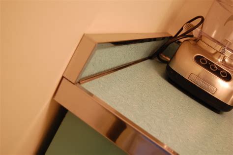 Yes, you can paint over tile, linoleum or formica. How to install metal edging on your retro laminate ...