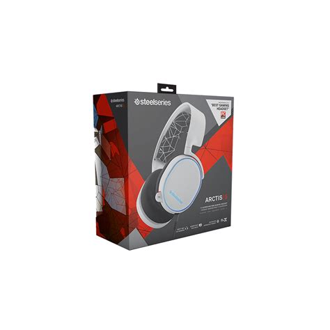 Драйверы для наушников steelseries arctis 5. SteelSeries Arctis 5 White Headset with Speaker Drivers ...