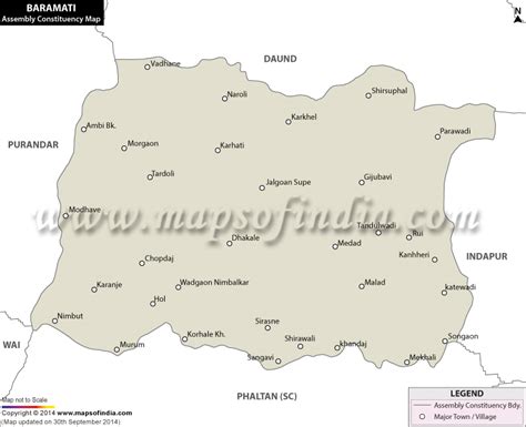 Baramati Assembly Vidhan Sabha Constituency Map And Election Results