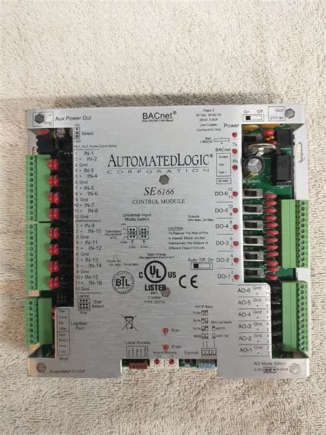 Automated Logic Se6166 Control Module Used 25000 Picclick