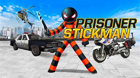 Us Stickman Prisoner Rope Hero Gangstar Crime Town Android Gameplay