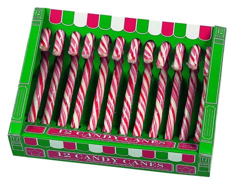 Mini Candy Cane T Set Box Of 12 Divertimenti