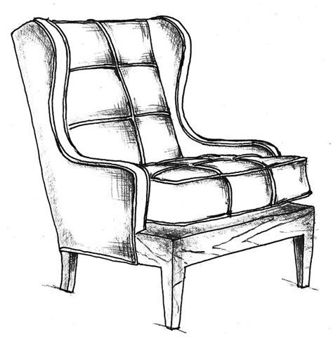 Chair No One Eighty Initial Sketch Chairdrawing Drawing Furniture