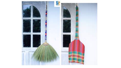 40 In Tall Of Asian Thai Grass Broom Undecorated Jumping Etsy Broom